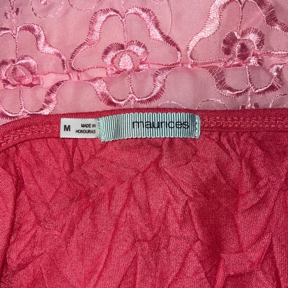 Hot pink y2k, mcbling, trashy, lace cami - Picture 3 of 5